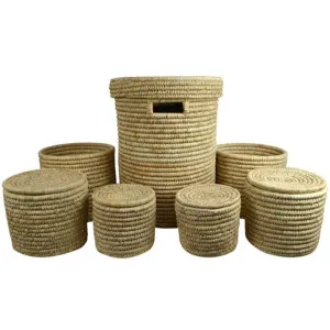 Kojo 7 Piece Date Leaf Basket Set by Coast To Coast Home, a Baskets & Boxes for sale on Style Sourcebook
