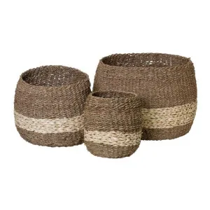 Kenya 3 Piece Seagrass Basket Set by j.elliot HOME, a Baskets & Boxes for sale on Style Sourcebook
