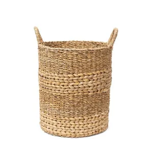 Marbella Seagrass & Water Hyacinth Round Basket, Medium by Wicka, a Baskets & Boxes for sale on Style Sourcebook