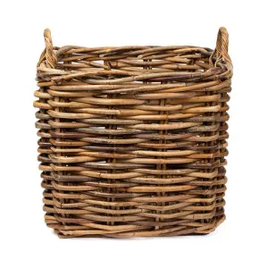 Aspen Heavy Duty Cane Square Basket, Medium by Wicka, a Baskets & Boxes for sale on Style Sourcebook