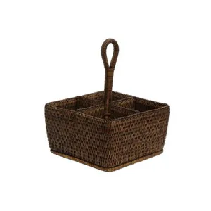 Coco Rattan Condiment Holder, Tobacco by French Country Collection, a Baskets & Boxes for sale on Style Sourcebook
