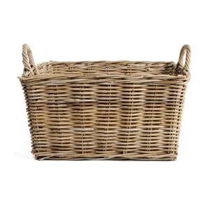 Chatsworth Rattan Square Low Basket, Large by Wicka, a Baskets & Boxes for sale on Style Sourcebook
