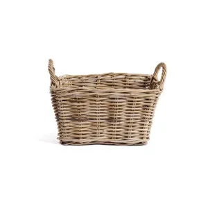 Chatsworth Rattan Square Low Basket, Small by Wicka, a Baskets & Boxes for sale on Style Sourcebook