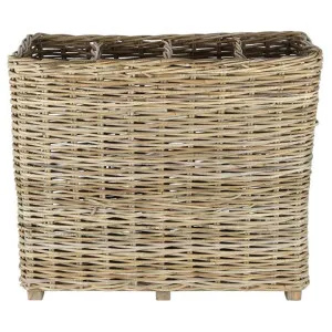 Nero Rattan Compartment Basket, Large by Florabelle, a Baskets & Boxes for sale on Style Sourcebook