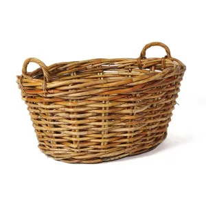 Edgewater Heavy Duty Cane Oval Basket, Large by Wicka, a Baskets & Boxes for sale on Style Sourcebook