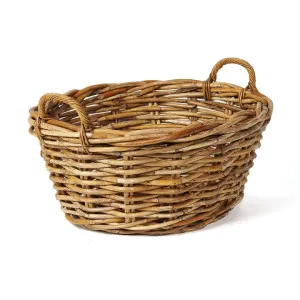 Edgewater Heavy Duty Cane Oval Basket, Medium by Wicka, a Baskets & Boxes for sale on Style Sourcebook