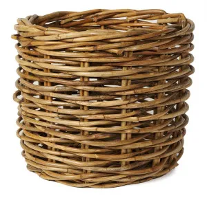 Carson Heavy Duty Cane Round Basket, Large by Wicka, a Baskets & Boxes for sale on Style Sourcebook