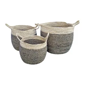 Jasper 3 Piece Woven Basket Set by j.elliot HOME, a Baskets & Boxes for sale on Style Sourcebook