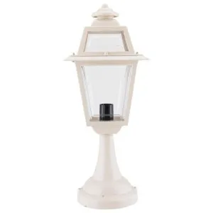 Avignon Italian Made IP43 Exterior Pillar Lantern, Beige by Domus Lighting, a Lanterns for sale on Style Sourcebook