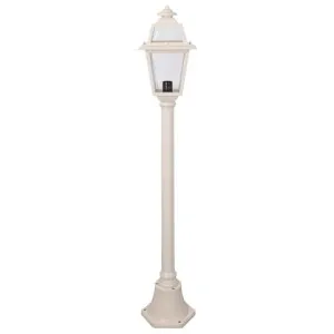 Avignon Italian Made IP43 Exterior Post Lantern, 1 Light, Small, Beige by Domus Lighting, a Lanterns for sale on Style Sourcebook