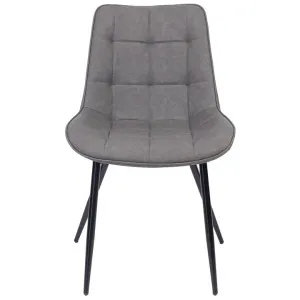 Willits Faux Leather Dining Chair, Grey by Dodicci, a Dining Chairs for sale on Style Sourcebook