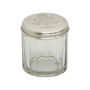Boulaur Metal & Glass Cannister, Medium by French Country Collection, a Decorative Boxes for sale on Style Sourcebook