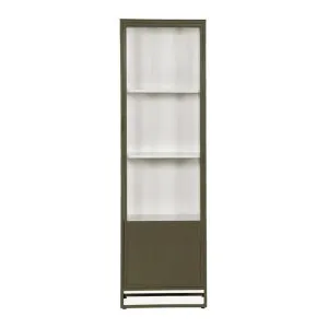 Cole Iron & Glass Display Cabinet, Single Door, Olive by French Country Collection, a Cabinets, Chests for sale on Style Sourcebook