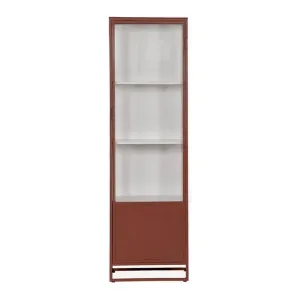 Cole Iron & Glass Display Cabinet, Single Door, Rust by French Country Collection, a Cabinets, Chests for sale on Style Sourcebook