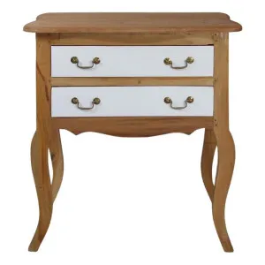 Girons Mahogany Timber 2 Drawer Dressing Table, Teak by Chateau Legende, a Dressers & Chests of Drawers for sale on Style Sourcebook