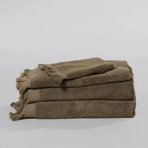 Canningvale Rib 4 Piece Towel Set - White, 100% Cotton by Canningvale, a Towels & Washcloths for sale on Style Sourcebook