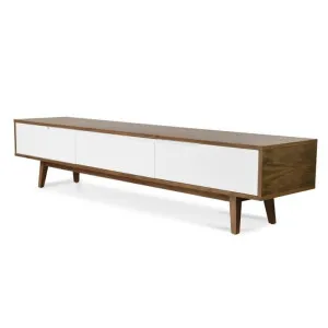 Marc 2.1m Wooden Scandinavian Lowline TV Entertainment Unit - Walnut by Interior Secrets - AfterPay Available by Interior Secrets, a Entertainment Units & TV Stands for sale on Style Sourcebook