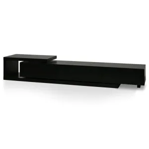 Dwell Extendable TV Entertainment Unit - Full Black by Interior Secrets - AfterPay Available by Interior Secrets, a Entertainment Units & TV Stands for sale on Style Sourcebook