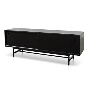 Alvarez 160cm Wooden TV Entertainment Unit - Black by Interior Secrets - AfterPay Available by Interior Secrets, a Entertainment Units & TV Stands for sale on Style Sourcebook