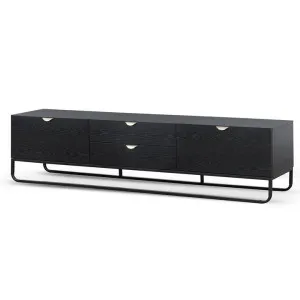 Boyle 2m Wooden TV Entertainment Unit - Black by Interior Secrets - AfterPay Available by Interior Secrets, a Entertainment Units & TV Stands for sale on Style Sourcebook