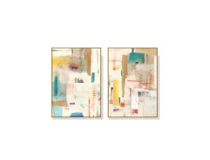 Set of 2 Sonder By Jean Kenna Wall Art Canvas 3 sizes available 70cm x 50cm by Luxe Mirrors, a Artwork & Wall Decor for sale on Style Sourcebook