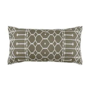 Bambury Gilbert Olive 30x60cm Cushion by null, a Cushions, Decorative Pillows for sale on Style Sourcebook