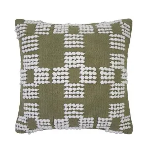 Bambury Hastings Olive 50x50cm Cushion by null, a Cushions, Decorative Pillows for sale on Style Sourcebook