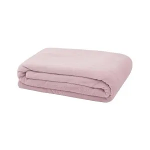 Bambury Microplush Blush Throw Rug by null, a Throws for sale on Style Sourcebook
