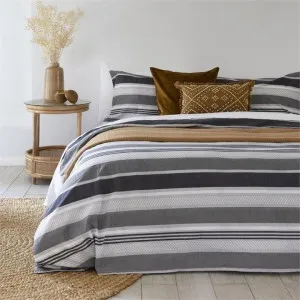 Bambury Indiana Grey Commercial Quilt Cover Set by null, a Quilt Covers for sale on Style Sourcebook