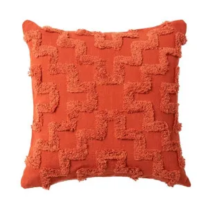 Accessorize Janni Rust 45x45cm Filled Cushion by null, a Cushions, Decorative Pillows for sale on Style Sourcebook