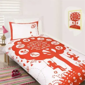 Happy Kids Red Bees Knees Quilt Cover Set by null, a Quilt Covers for sale on Style Sourcebook