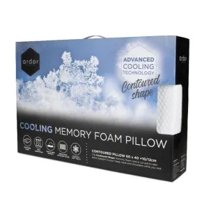Ardor Cooling Memory Foam Contoured Pillow by null, a Pillows for sale on Style Sourcebook