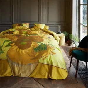Bedding House Van Gogh Tournesol Cotton Sateen Yellow Quilt Cover Set by null, a Quilt Covers for sale on Style Sourcebook
