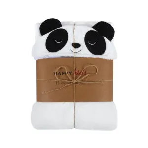 Happy Kids Panda Hooded Blanket by null, a Blankets & Throws for sale on Style Sourcebook