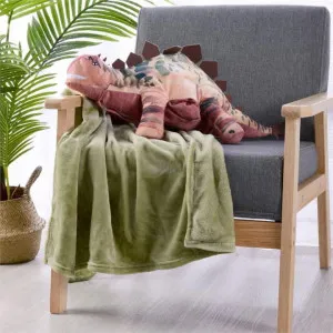 Happy Kids Dino Novelty 67x32cm Cushion with throw by null, a Cushions, Decorative Pillows for sale on Style Sourcebook