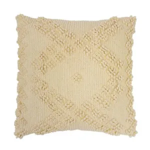 Bambury Bronte Custard 50x50cm Cushion by null, a Cushions, Decorative Pillows for sale on Style Sourcebook