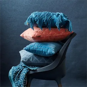 Bedding House Flapper Blue 40x40cm Filled Cushion by null, a Cushions, Decorative Pillows for sale on Style Sourcebook