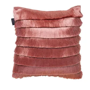 Bedding House Fringy Coral 40x40cm Filled Cushion by null, a Cushions, Decorative Pillows for sale on Style Sourcebook