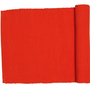 RANS Lollipop Red Ribbed Runner by null, a Table Cloths & Runners for sale on Style Sourcebook