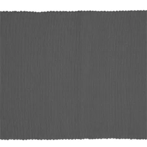 RANS Lollipop Charcoal Ribbed Placemat by null, a Placemats for sale on Style Sourcebook