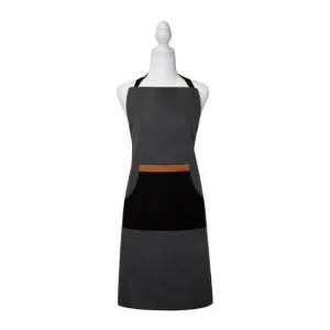 J.Elliot Selby Charcoal and Black Apron by null, a Aprons for sale on Style Sourcebook