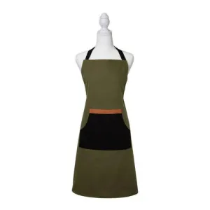 J.Elliot Selby Olive and Black Apron by null, a Aprons for sale on Style Sourcebook