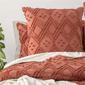 Park Avenue Medallion Cotton Vintage Washed Auburn European Pillowcase by null, a Cushions, Decorative Pillows for sale on Style Sourcebook