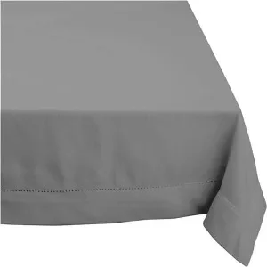 Rans Elegant Hemstitch Grey Tablecloth (150x230cm) by null, a Table Cloths & Runners for sale on Style Sourcebook