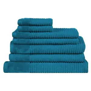 Jenny Mclean Royal Excellency 7 Piece Teal Towel Pack by null, a Towels & Washcloths for sale on Style Sourcebook