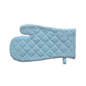 RANS Herringbone Blue Oven Glove by null, a Oven Mitts & Potholders for sale on Style Sourcebook