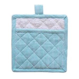 RANS Herringbone Blue Pot Holder by null, a Oven Mitts & Potholders for sale on Style Sourcebook