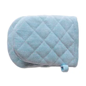 RANS Herringbone Blue Mini Gloves Set of 2 by null, a Oven Mitts & Potholders for sale on Style Sourcebook