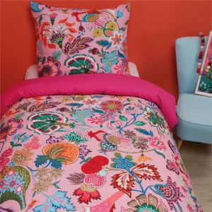 Oilily Amelie Sits Cotton Pink Quilt Cover Set by null, a Quilt Covers for sale on Style Sourcebook