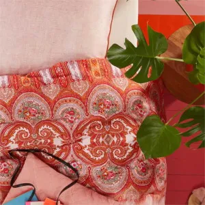 Oilily Paisley Cotton Sateen Pink Quilt Cover Set by null, a Quilt Covers for sale on Style Sourcebook